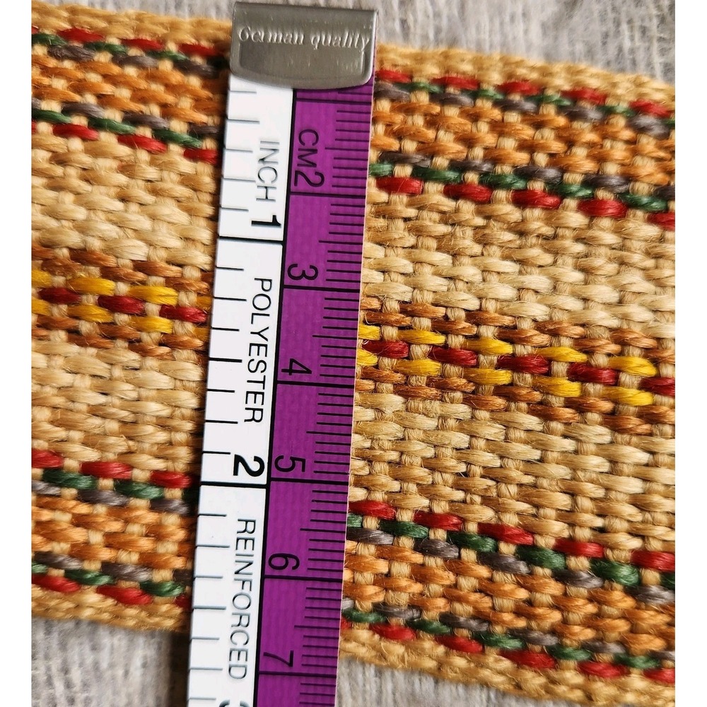 1980s Christian Dior Vintage "Ceintures" Belt Women's Woven Straw Style - Picture 5 of 6